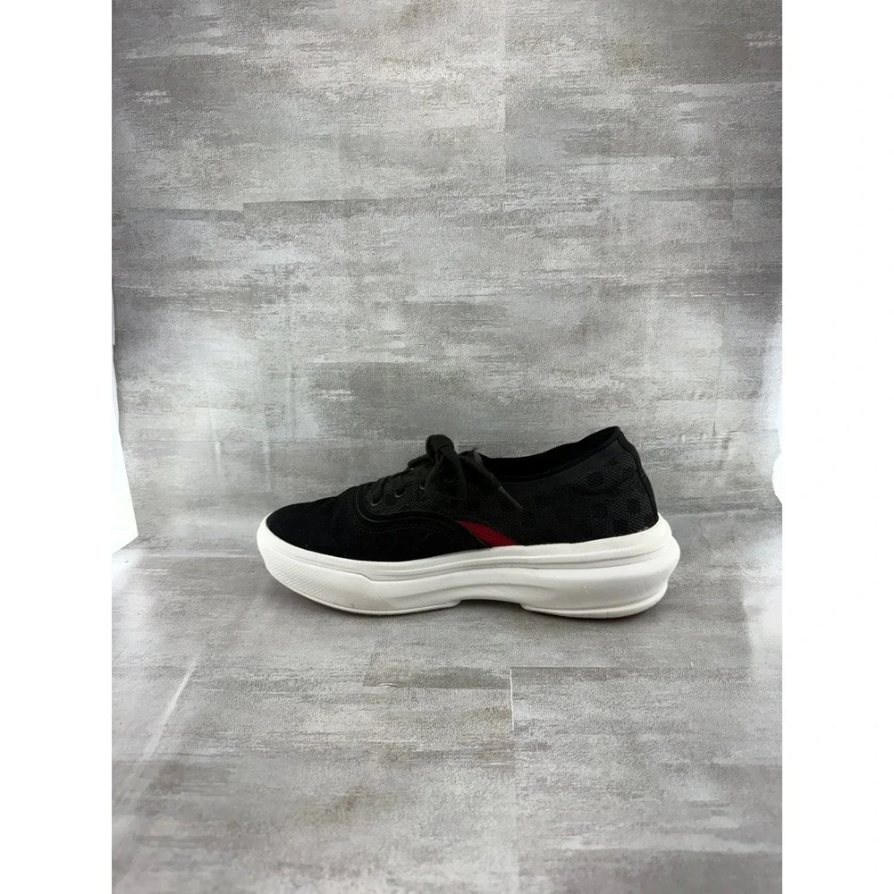 Vans UltraRange EXO Black White Red Low Top Platform Sneakers Mens 9 Womens 10.5